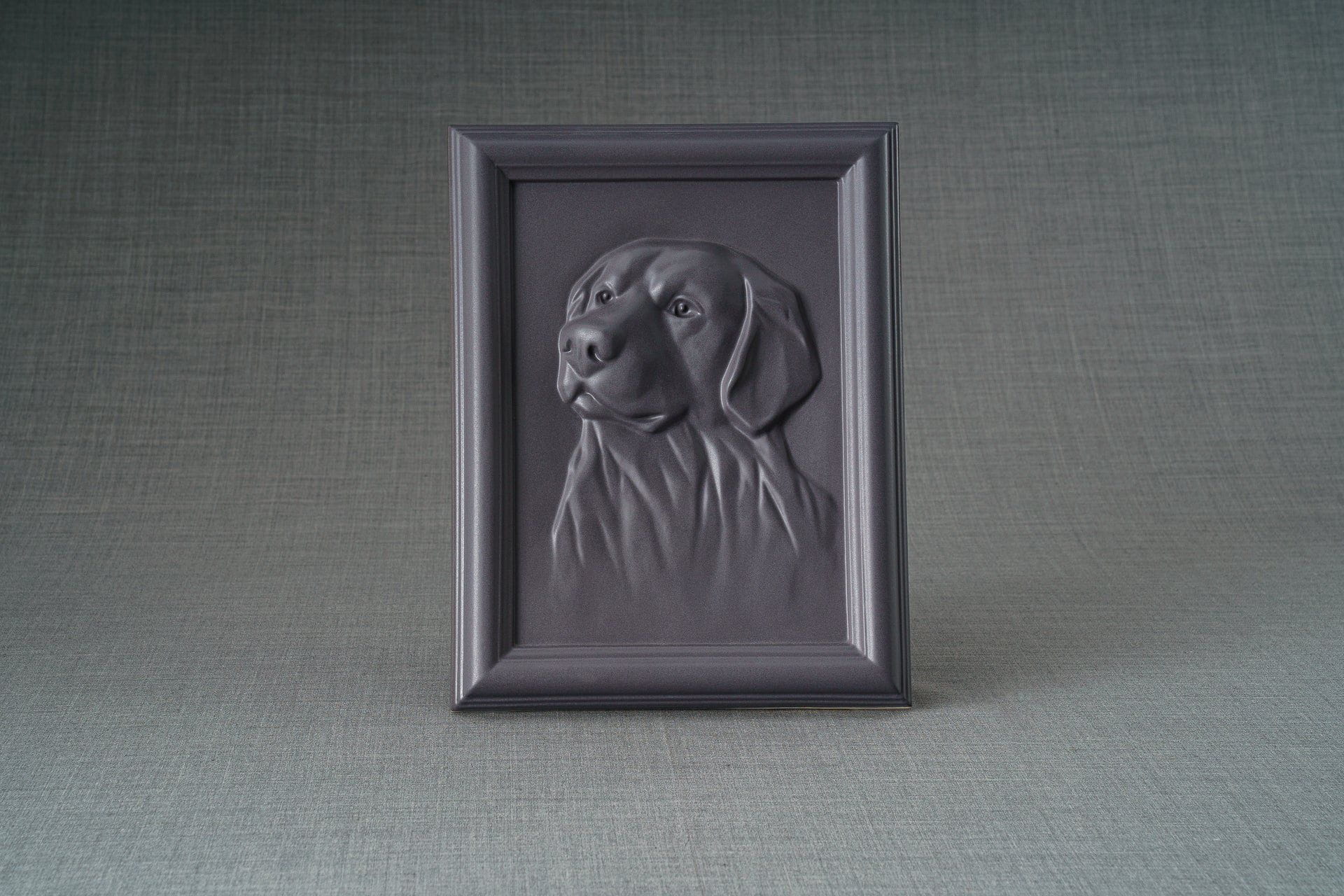 Pulvis Art Urns Pet Urn Labrador Pet Urn for Ashes - Grey Matte | Ceramic | Handmade
