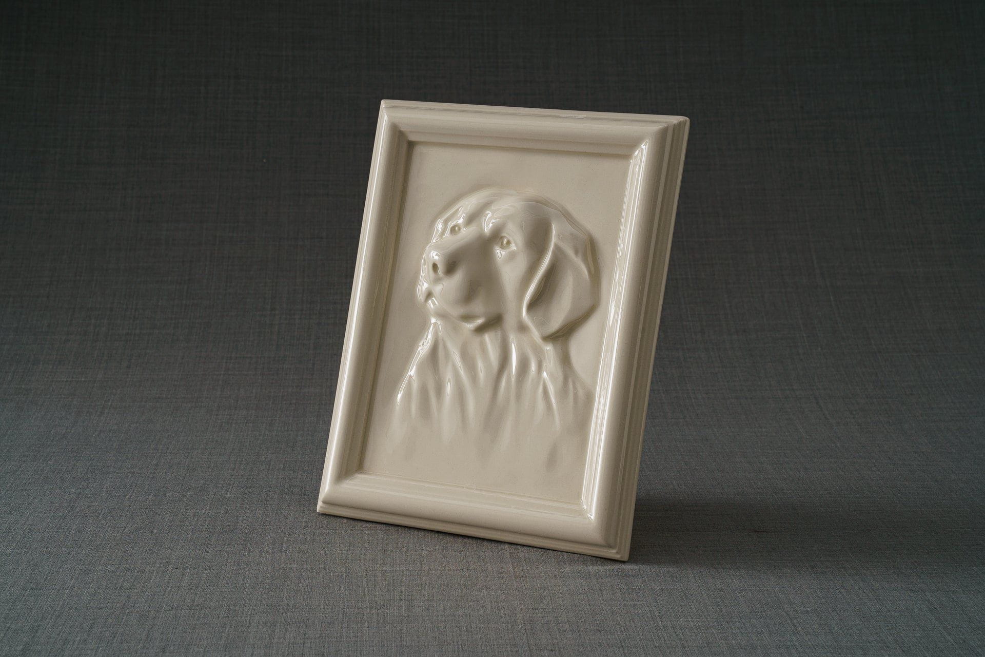 Pulvis Art Urns Pet Urn Labrador Pet Urn for Ashes - Transparent | Ceramic | Handmade