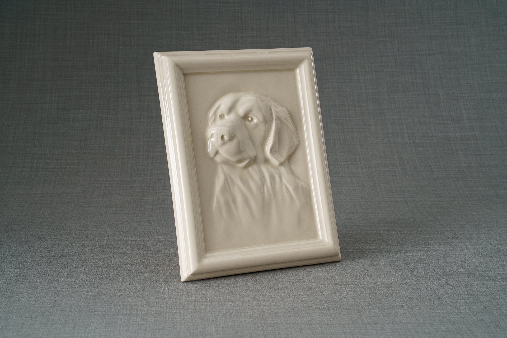 Pulvis Art Urns Pet Urn Labrador Pet Urn for Ashes - Transparent | Ceramic | Handmade