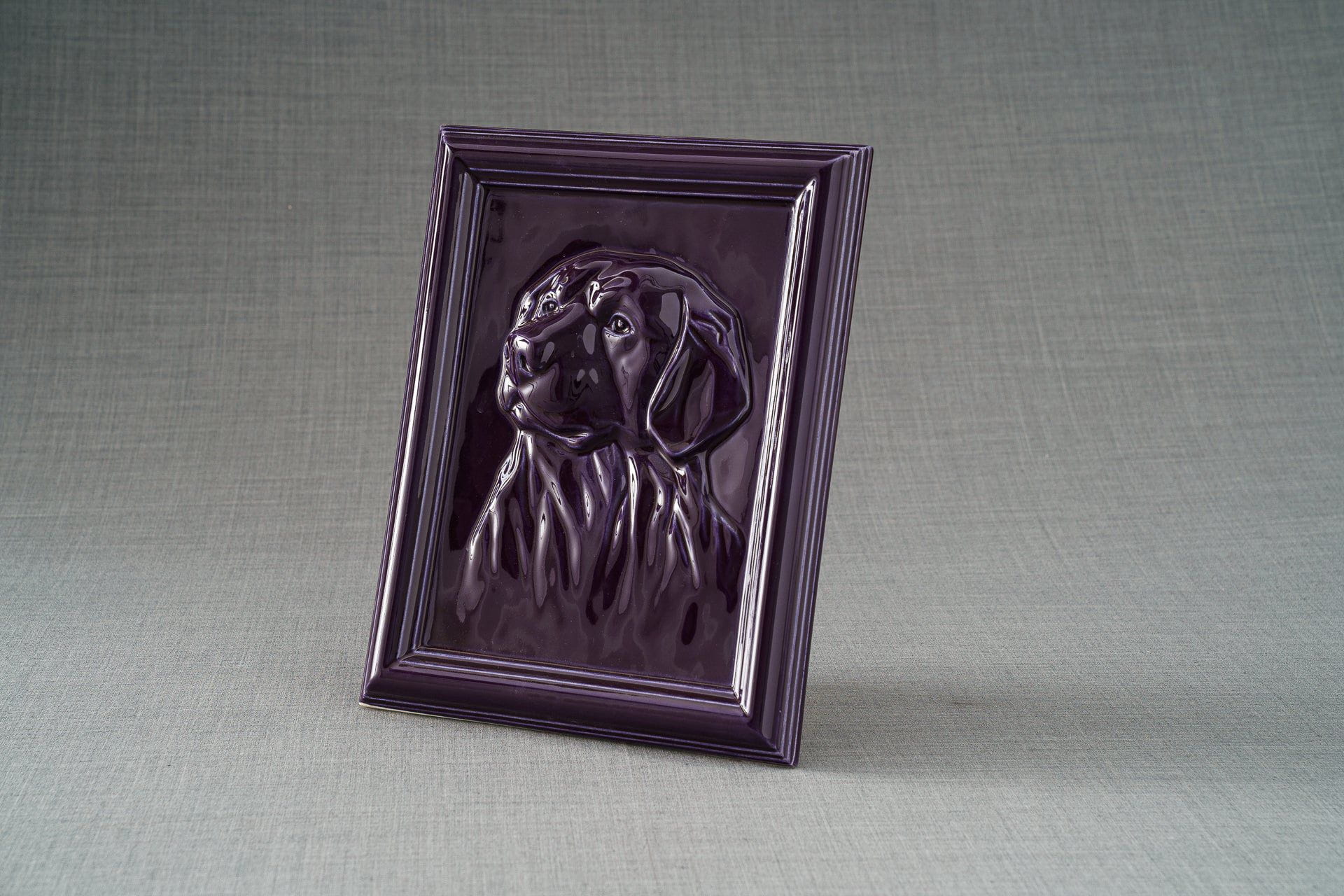 Pulvis Art Urns Pet Urn Labrador Pet Urn for Ashes - Violet | Ceramic | Handmade