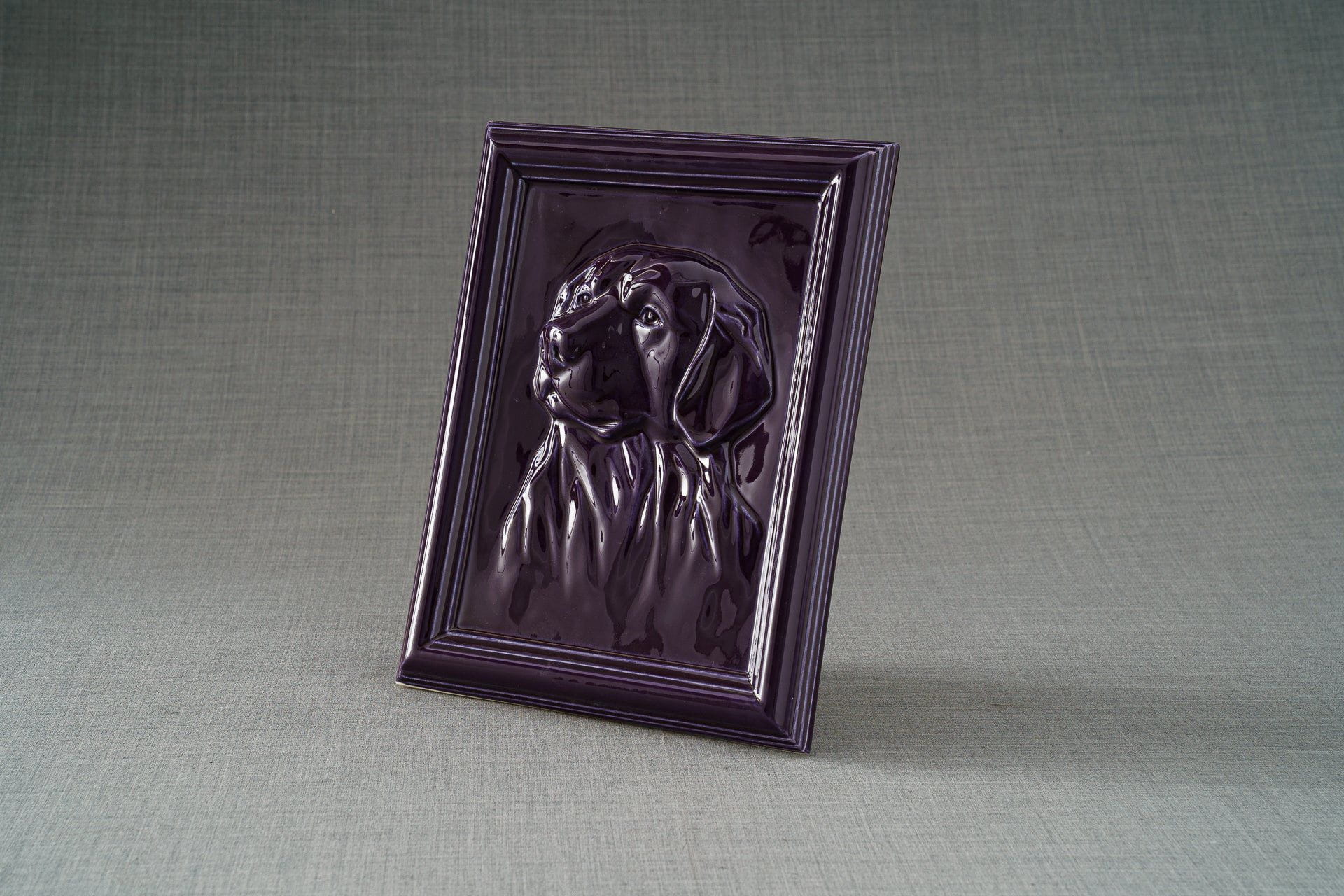 Pulvis Art Urns Pet Urn Labrador Pet Urn for Ashes - Violet | Ceramic | Handmade
