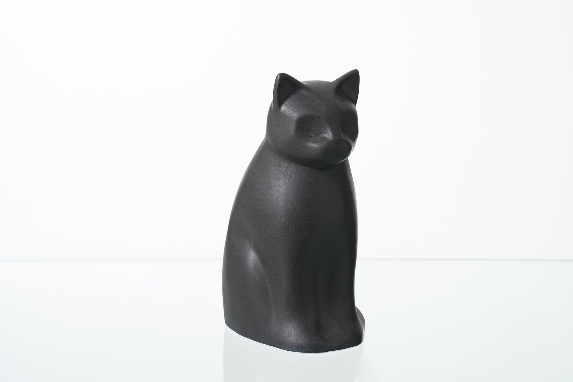 Pulvis Art Urns Pet Urn "Meow" Pet Urn for Cat - Gray Matte | Ceramic | Handmade