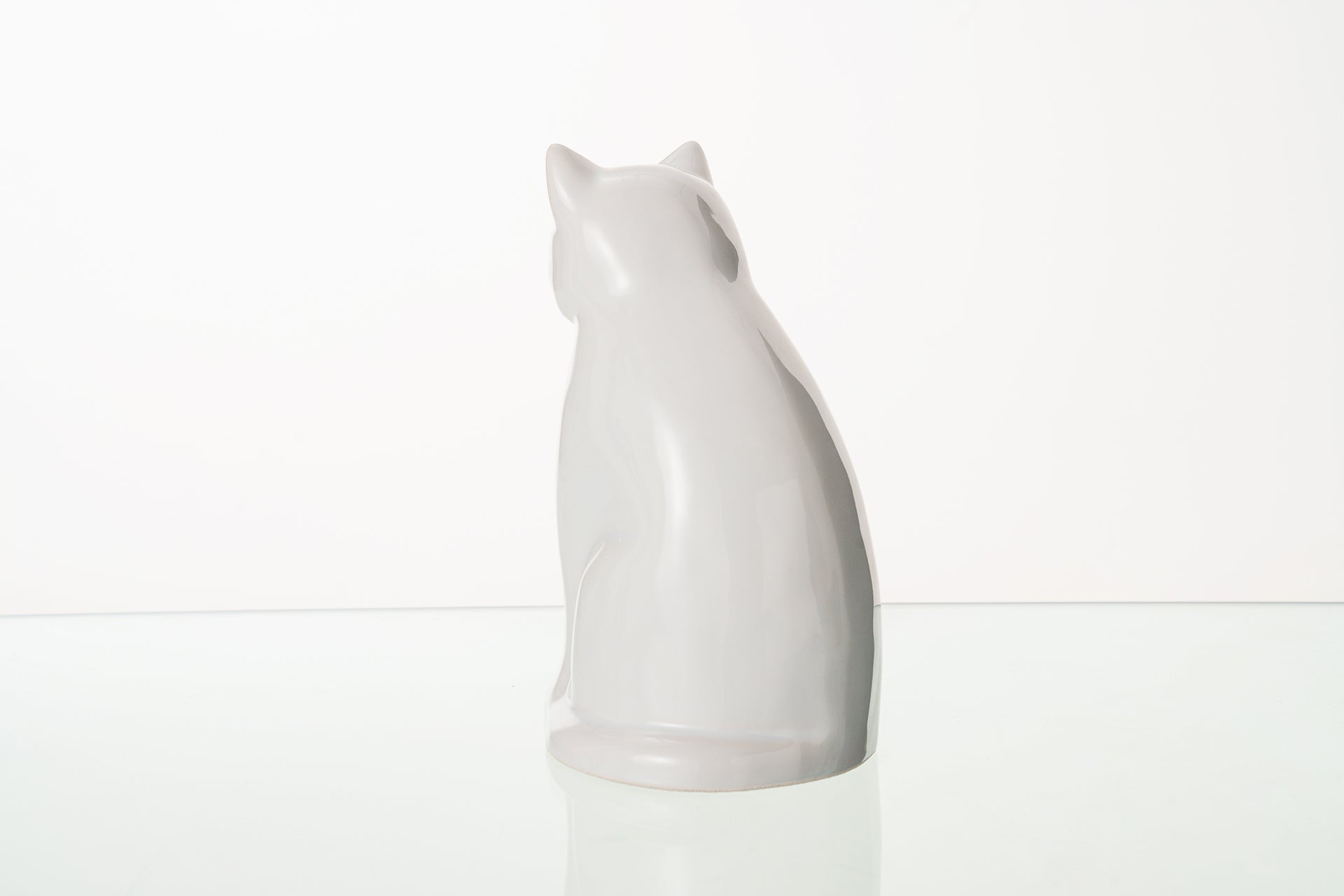 Pulvis Art Urns Pet Urn "Meow" Pet Urn for Cat - White | Ceramic | Handmade