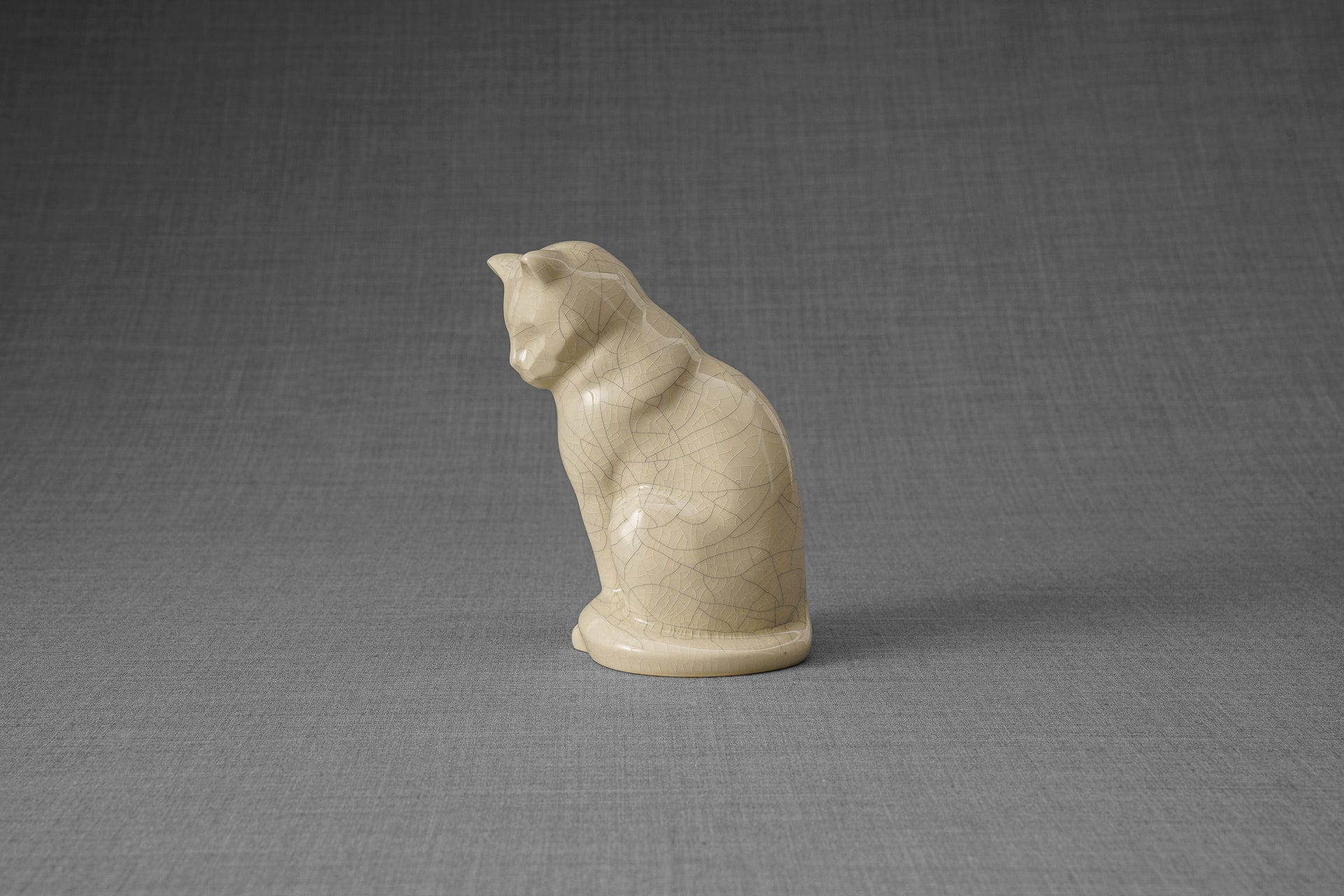 Pulvis Art Urns Pet Urn Mini Pet Urn for Ashes Neko - Craquelure | Ceramic | Handmade