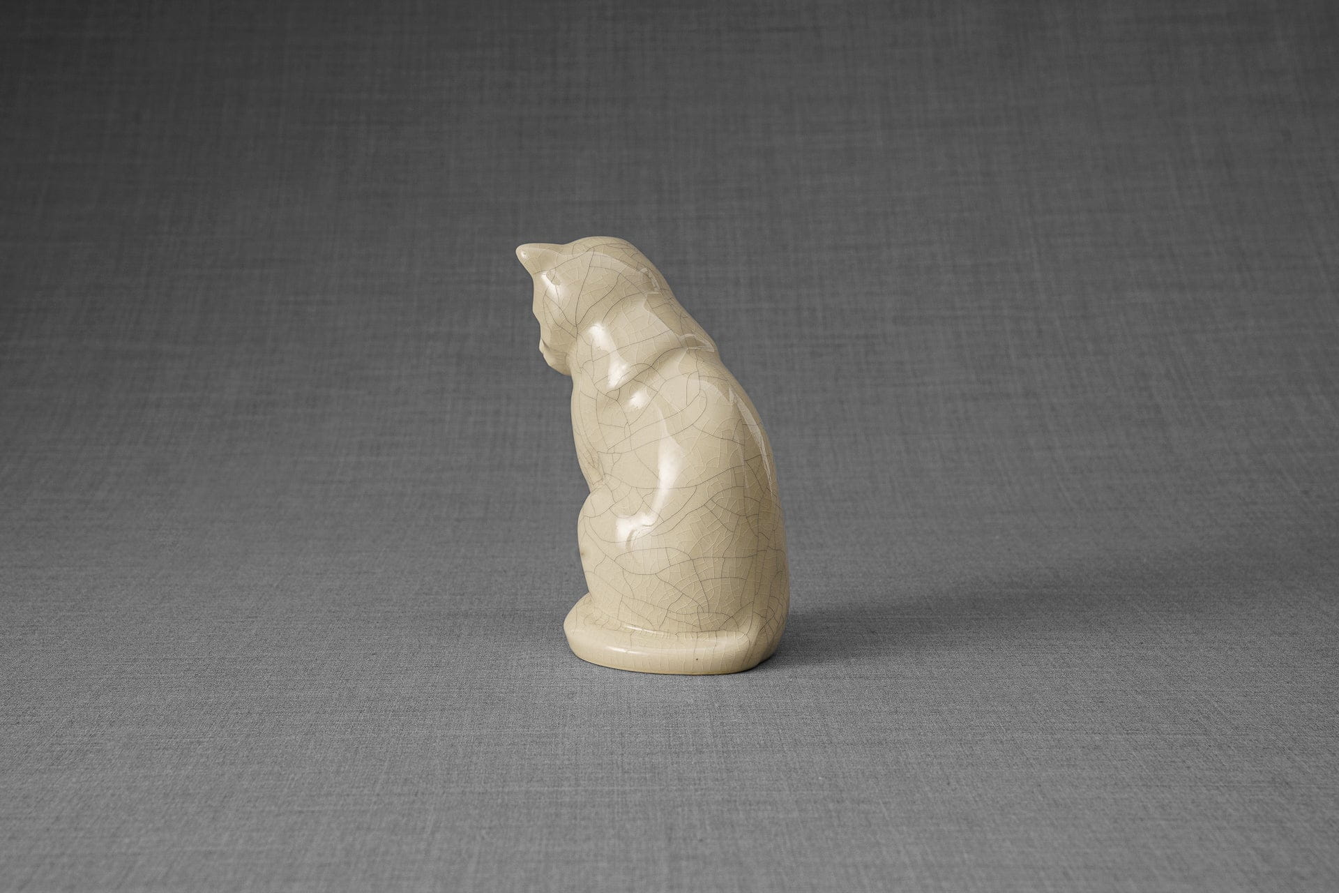 Pulvis Art Urns Pet Urn Mini Pet Urn for Ashes Neko - Craquelure | Ceramic | Handmade