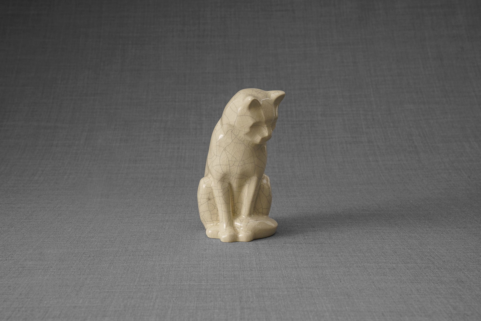Pulvis Art Urns Pet Urn Mini Pet Urn for Ashes Neko - Craquelure | Ceramic | Handmade
