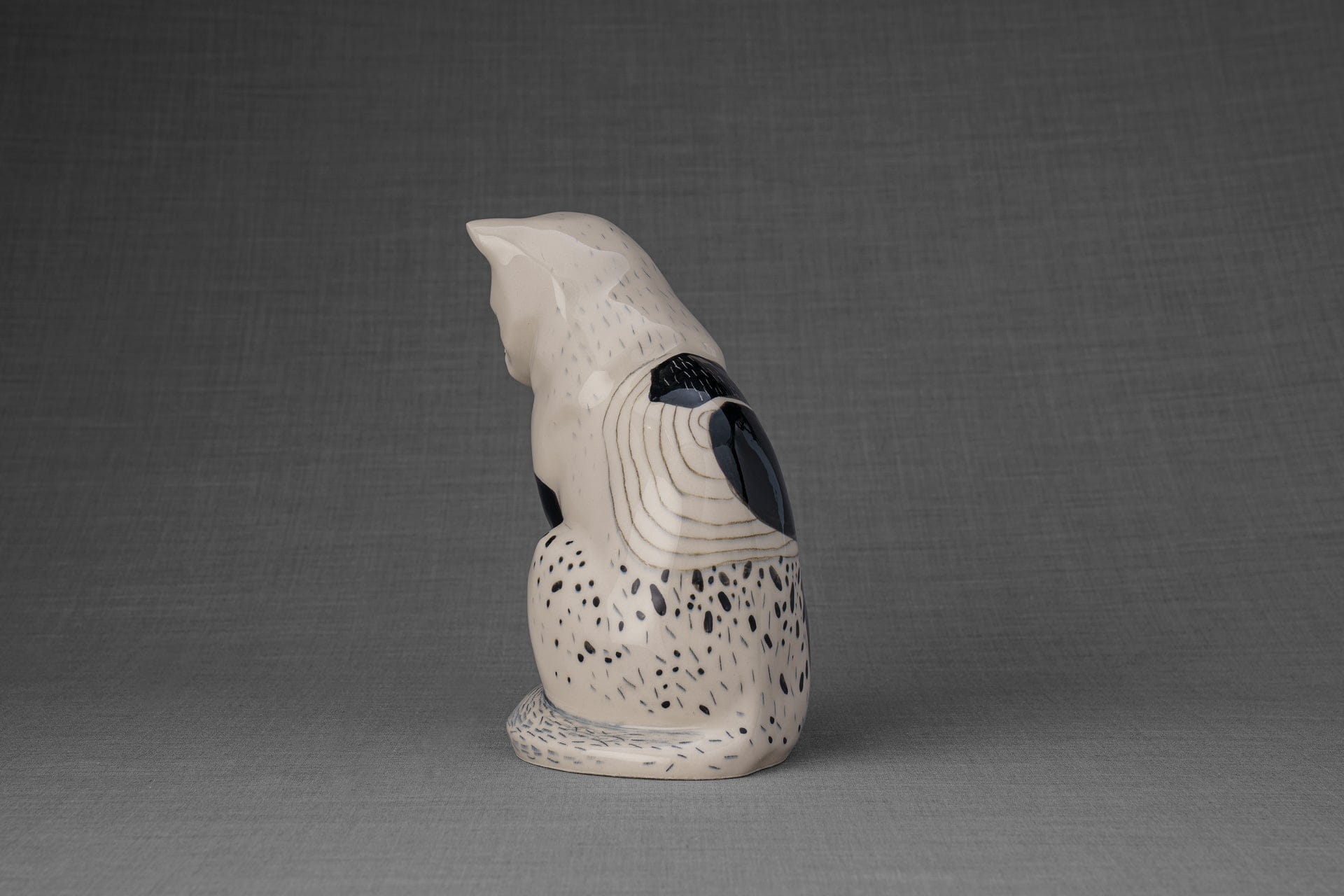 Pulvis Art Urns Pet Urn Neko Hand Decorated Pet Urn "Tuxedo" - Ceramic | Handmade