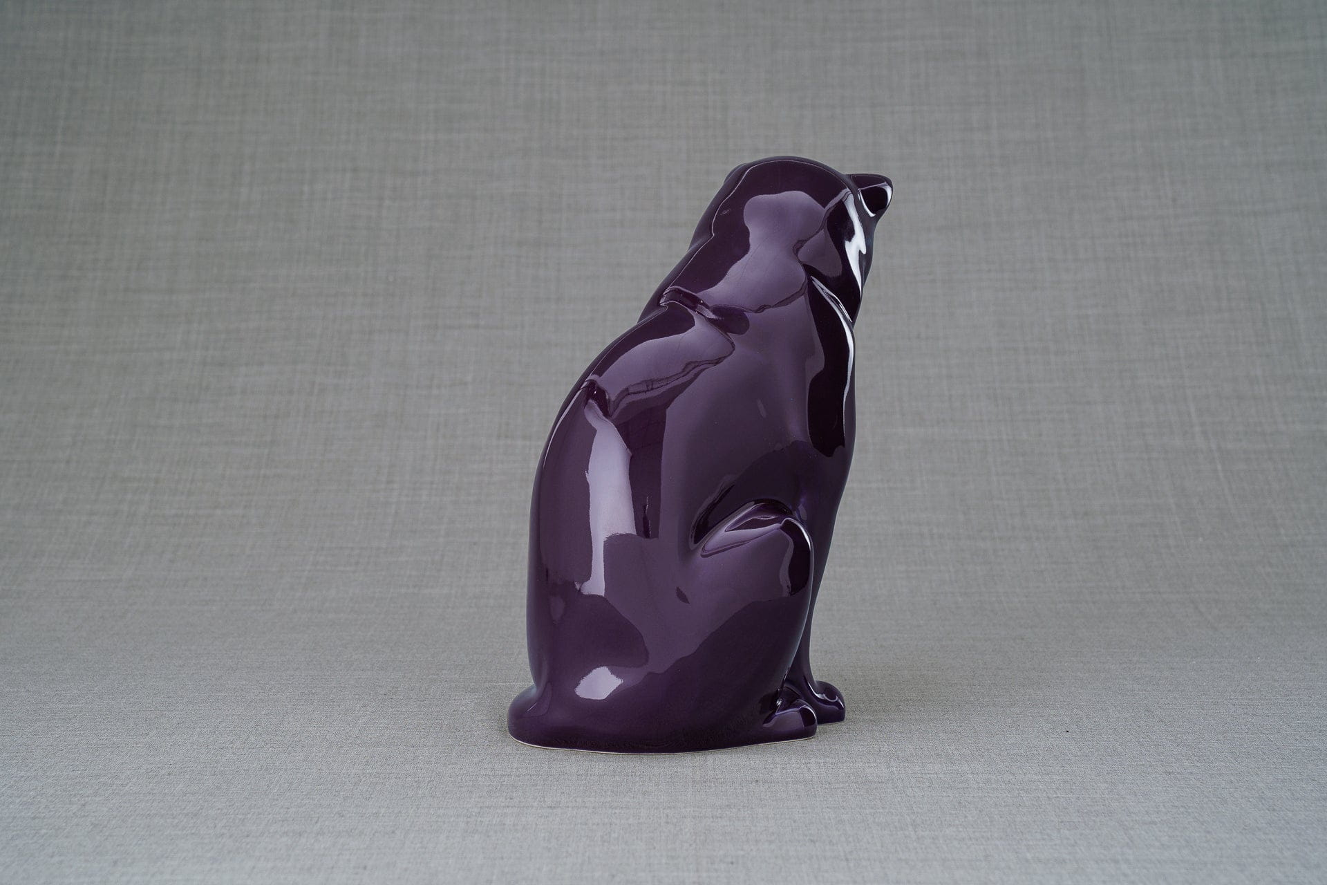 Pulvis Art Urns Pet Urn Neko Pet Urn for Ashes - Violet | Ceramic | Handmade