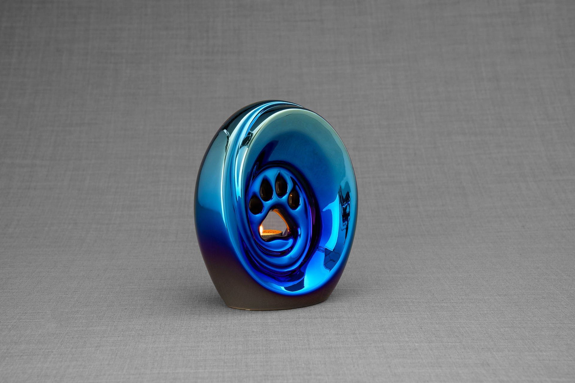 Pulvis Art Urns Pet Urn Paw Pet Urn for Ashes - Titanized | Ceramic | Handmade