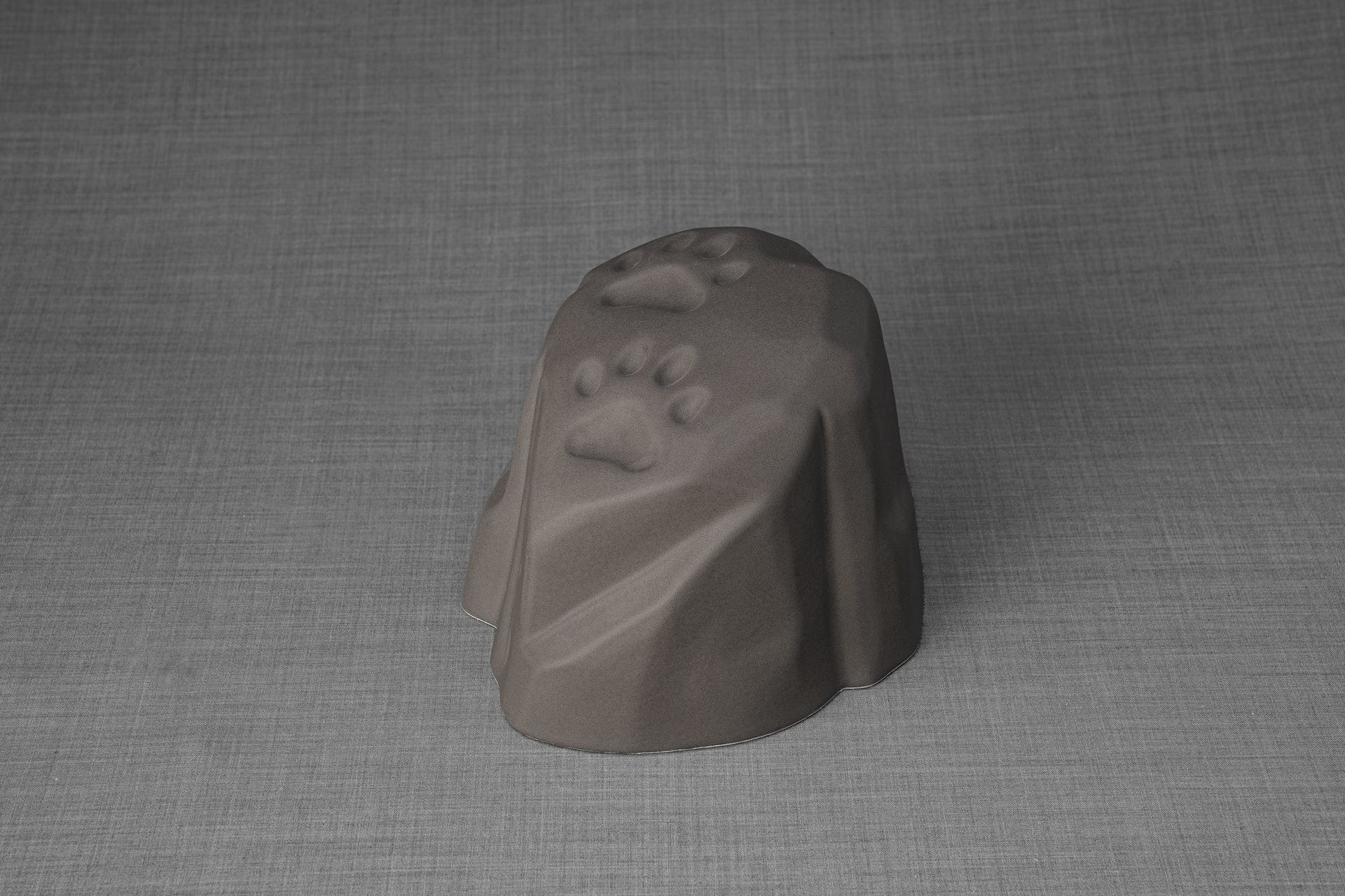 Pulvis Art Urns Pet Urn Paw Print Urn For Pet Ashes - Grey Matte | Ceramic