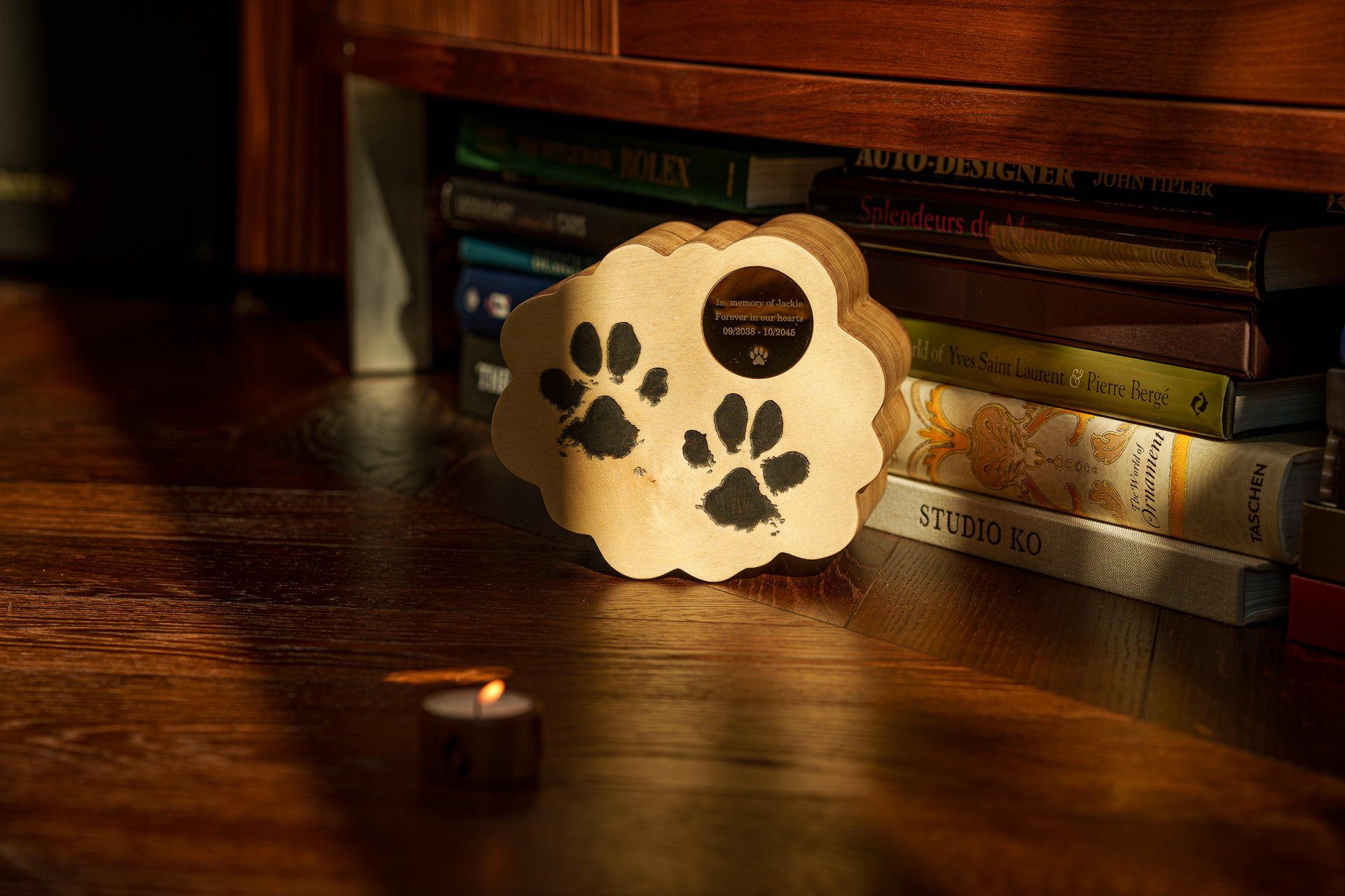 Pulvis Art Urns Pet Urn Paws from Heaven Pet Urn - Plywood | Handmade