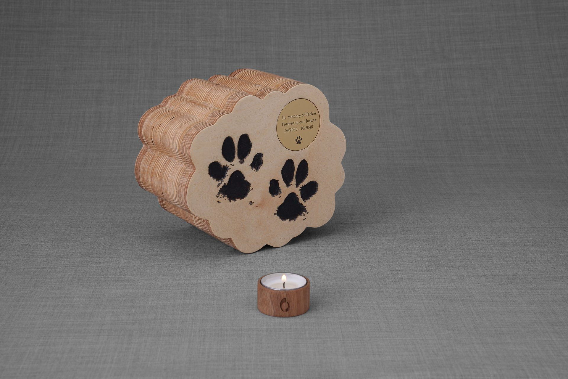 Pulvis Art Urns Pet Urn Paws from Heaven Pet Urn - Plywood | Handmade