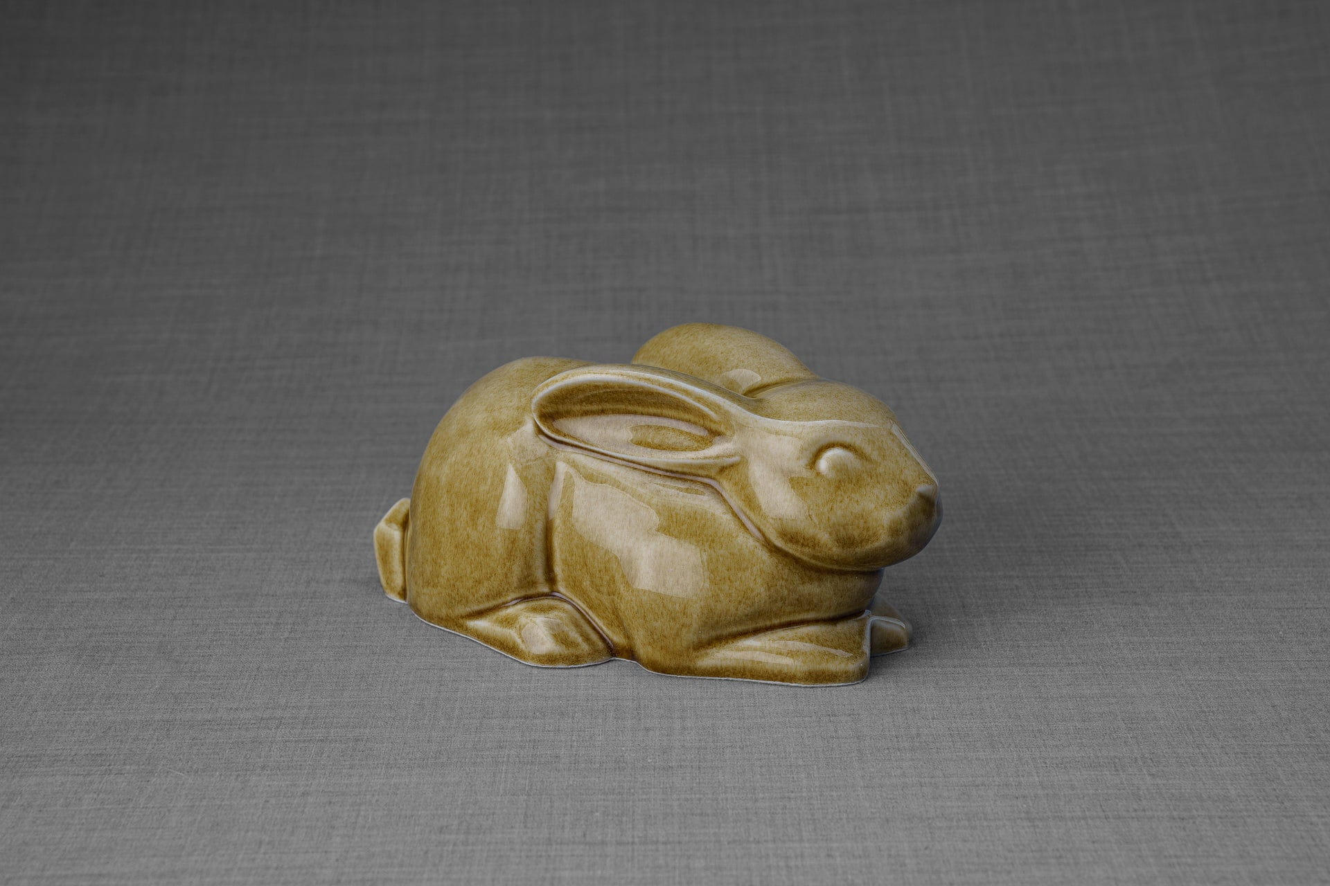 Pulvis Art Urns Pet Urn Rabbit Urn For Ashes - Dark Sand | Ceramic Bunny Urn