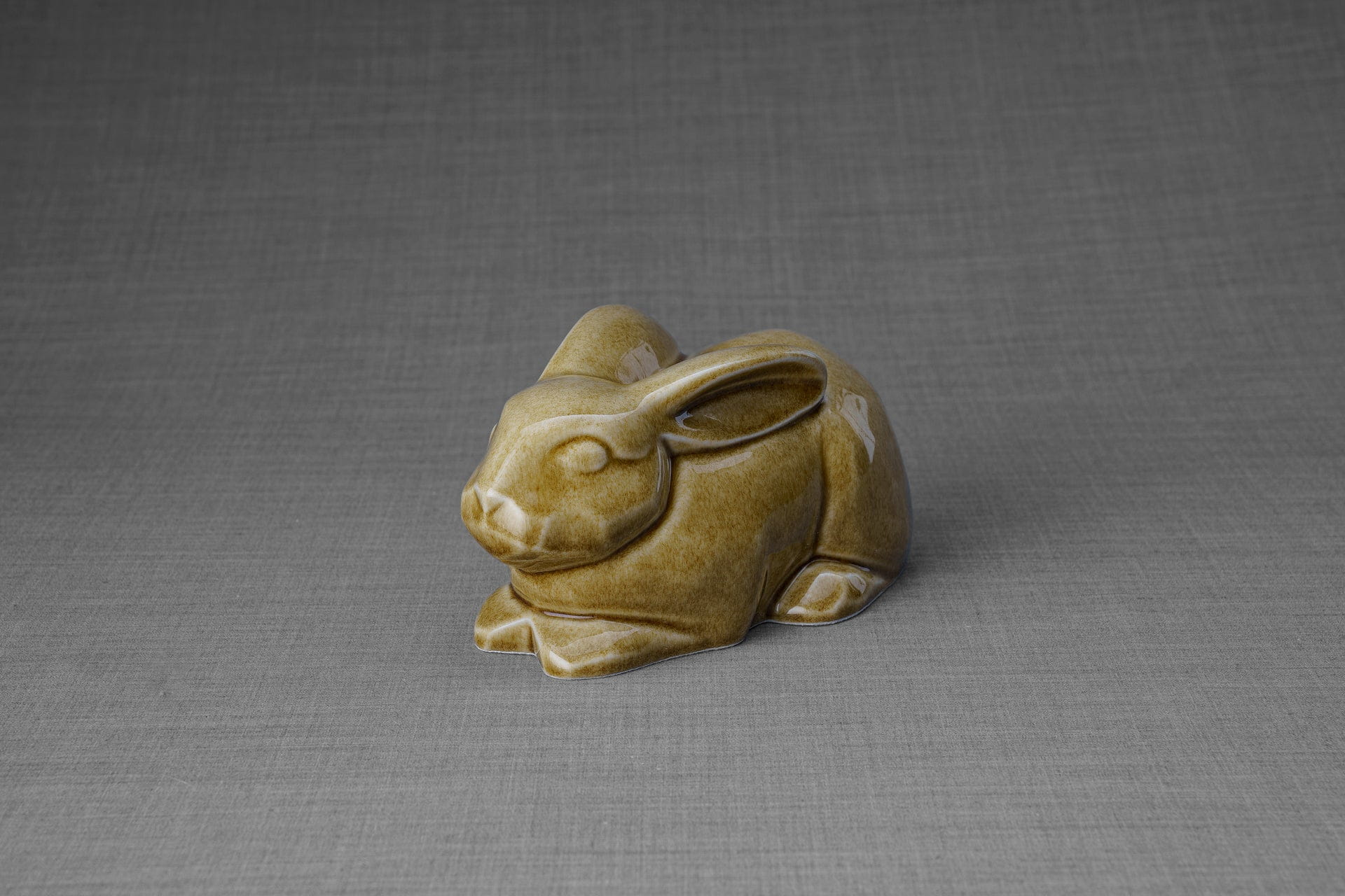 Pulvis Art Urns Pet Urn Rabbit Urn For Ashes - Dark Sand | Ceramic Bunny Urn