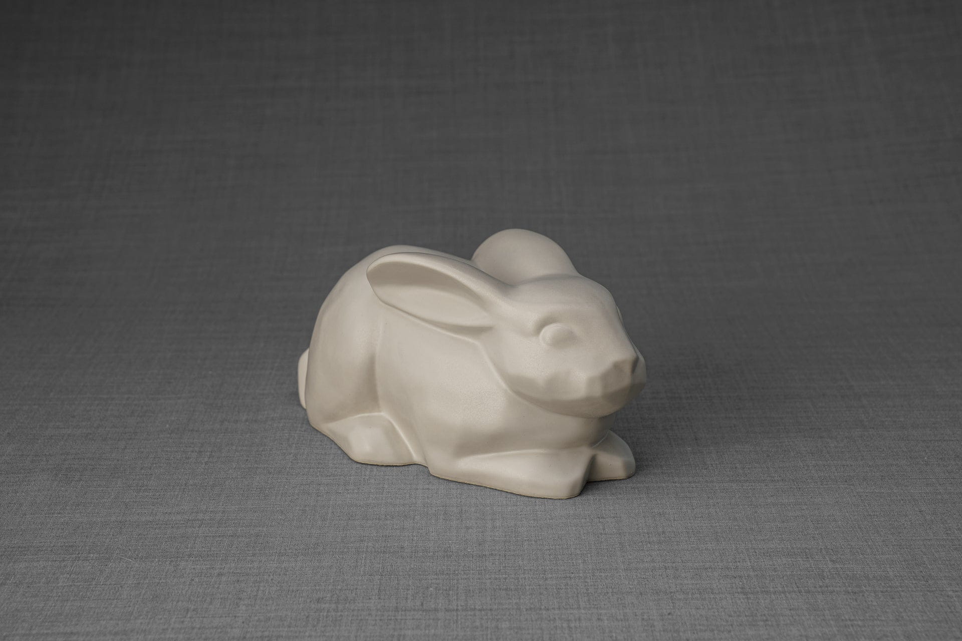 Pulvis Art Urns Pet Urn Rabbit Urn For Ashes - White Matte | Ceramic Bunny Urn