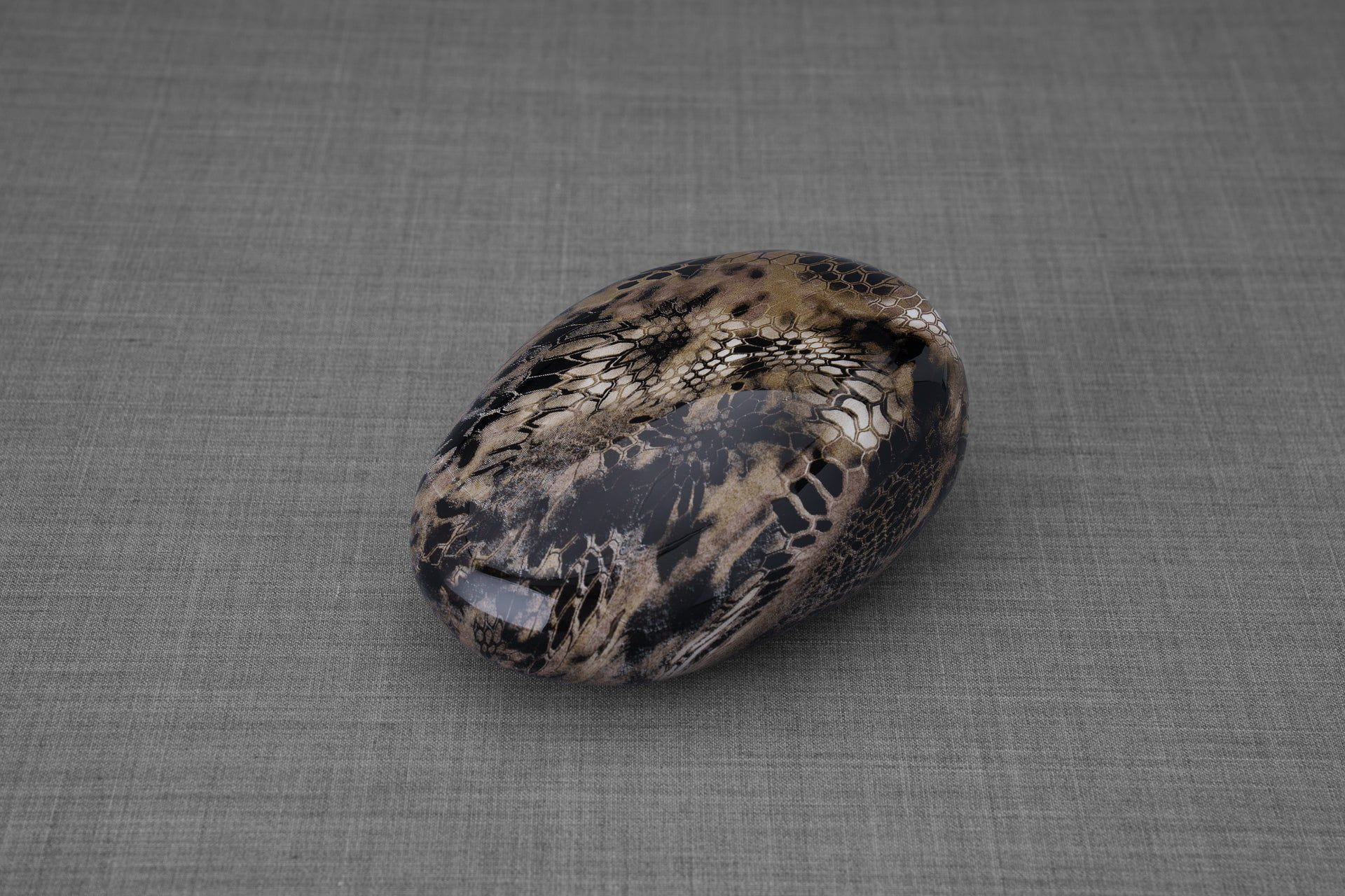 Pulvis Art Urns Pet Urn Snake Pet Urn - Beige | Ceramic | HydroGraphics