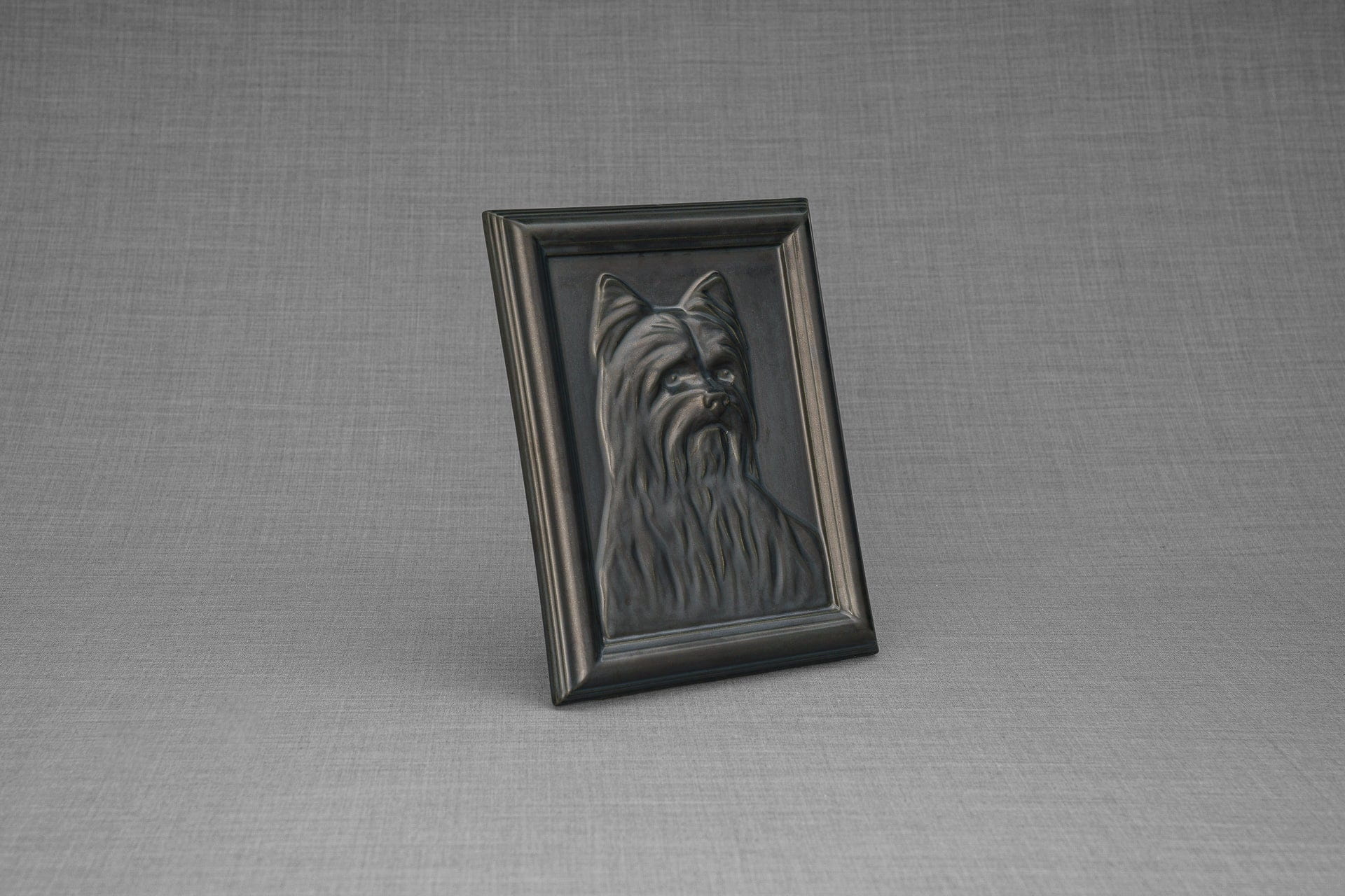 Pulvis Art Urns Pet Urn Yorkie Pet Urn - Dark Matte | Ceramic | Handmade