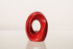 Artisan Cremation Urn for Ashes "The Passage" - Medium Urn | Red | Ceramic