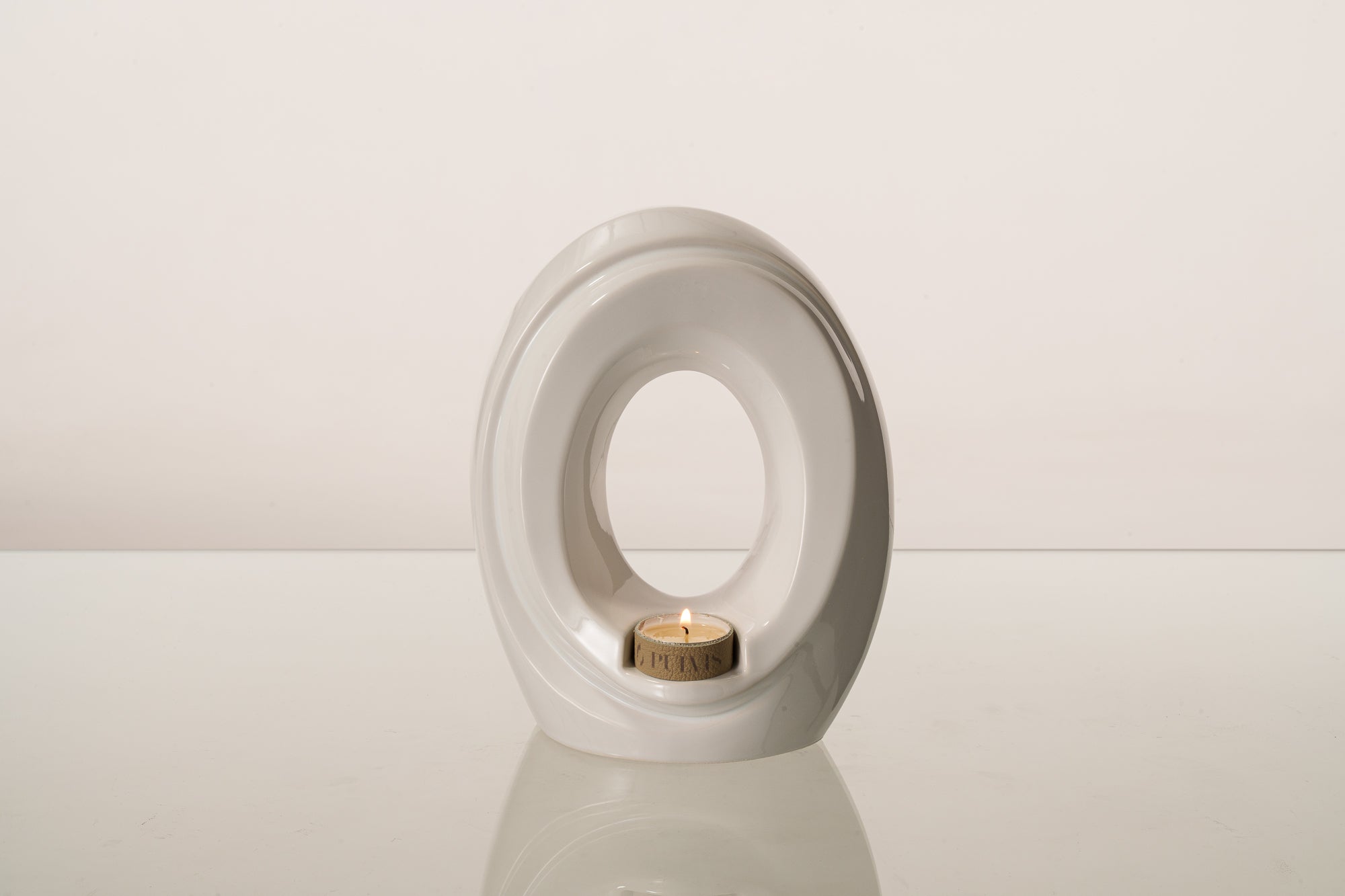 Artisan Cremation Urn for Ashes "The Passage" - Medium Urn | White | Ceramic
