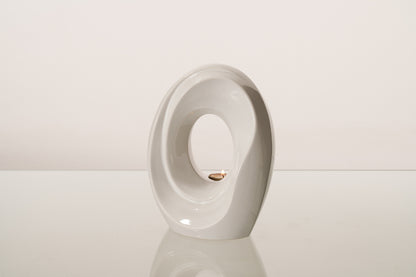 Artisan Cremation Urn for Ashes "The Passage" - Medium Urn | White | Ceramic