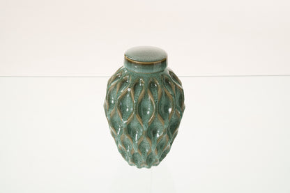 Cremation Urn "Echo" - 3D Printed Ceramic Urn 
