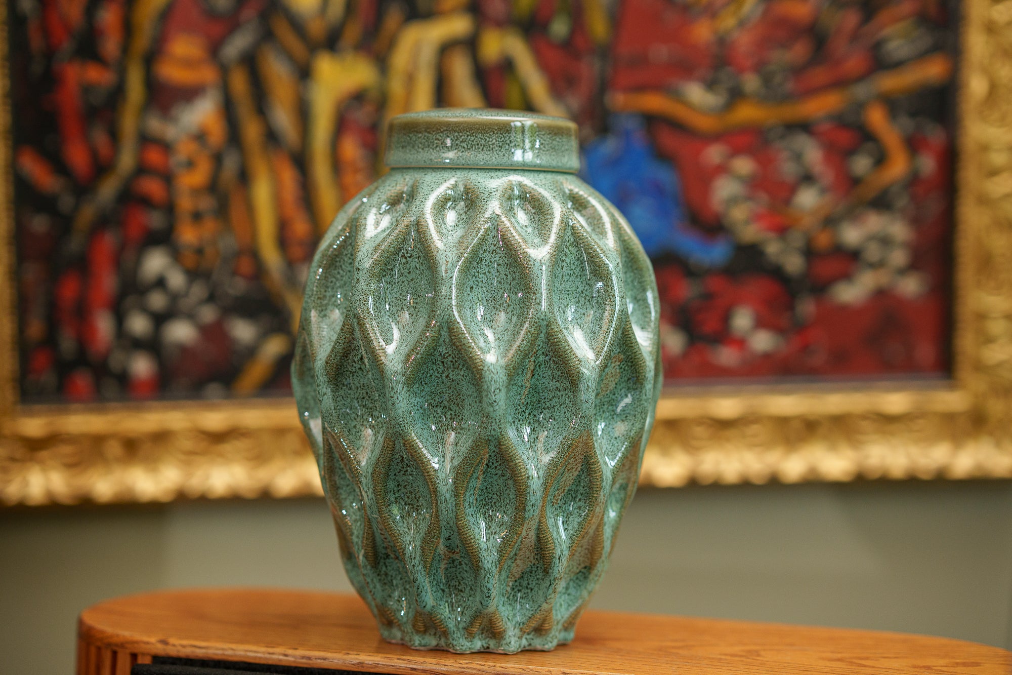 Cremation Urn "Echo" - 3D Printed Ceramic Urn 