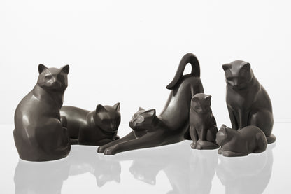 Felix Cat Urn for Ashes - White | Ceramic | Handmade Pet Urn