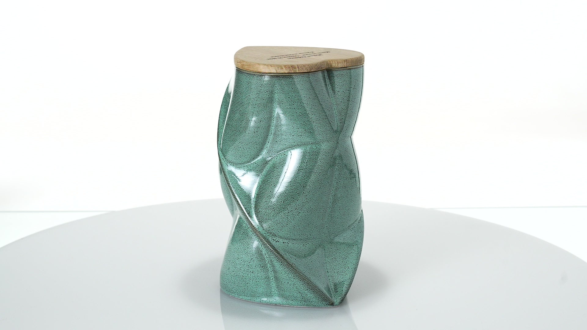 Pulvis Art Urns Adult Size Urn Cremation Urn "Nexus" - 3D Printed Ceramic Urn | Large
