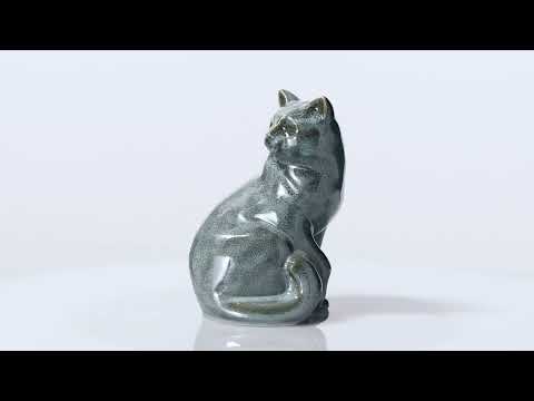 Felix Cat Urn for Ashes - Ceramic | Handmade Pet Urn