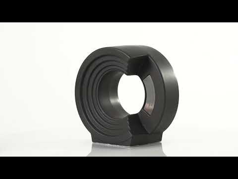 Pulvis Art Urns Adult Size Urn Cremation Urn "Solace" - Adult Memorial Urn | Gray Matte | Ceramic