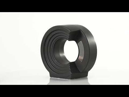 Pulvis Art Urns Adult Size Urn Cremation Urn "Solace" - Adult Memorial Urn | Gray Matte | Ceramic