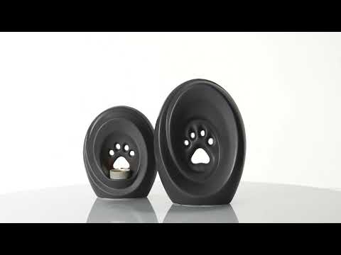 Large Paw Cremation Urn -  Handmade Pet Urn