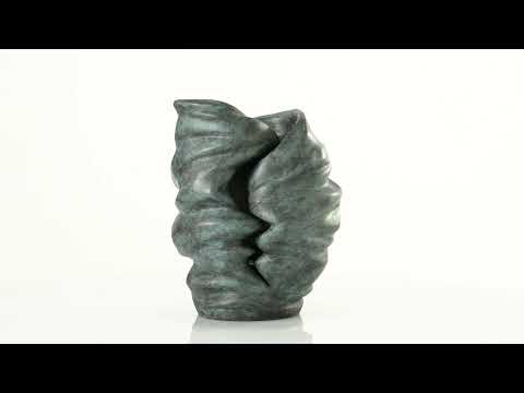 Cast Bronze Cremation Urn "Light" - Green Patina | Exclusive Bronze Urn