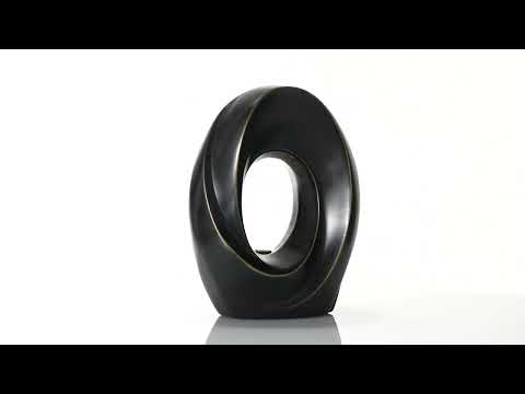 Cast Bronze Cremation Urn "The Passage" - Dark Patina | Exclusive Bronze Urn