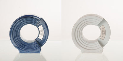 Pulvis Art Urns Adult Size Urn Blue Melange / Blue Melange / YES (+60$) Companion Urn "Solace" - Memorial Urn for Two | Ceramic Double Urn