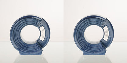 Pulvis Art Urns Adult Size Urn Blue Melange / Blue Melange / YES (+60$) Companion Urn "Solace" - Memorial Urn for Two | Ceramic Double Urn