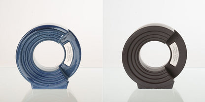 Pulvis Art Urns Adult Size Urn Blue Melange / Gray Matte / YES (+60$) Companion Urn "Solace" - Memorial Urn for Two | Ceramic Double Urn