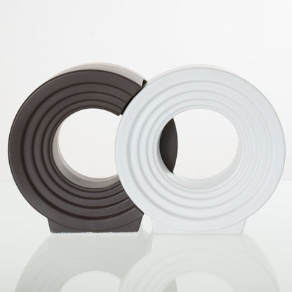 Pulvis Art Urns Adult Size Urn Companion Urn "Solace" - Memorial Urn for Two | Ceramic Double Urn