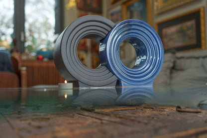 Pulvis Art Urns Adult Size Urn Cremation Urn "Solace" - Adult Memorial Urn | Gray Matte | Ceramic