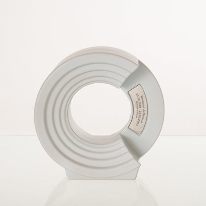 Pulvis Art Urns Adult Size Urn Cremation Urn "Solace" - Adult Memorial Urn | White Matte | Ceramic