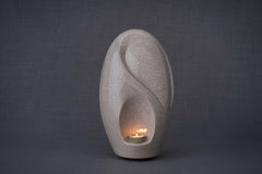 Eternity Handmade Cremation Urn for Ashes - Large | Craquelure | Ceramic