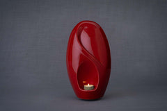 Eternity Handmade Cremation Urn for Ashes - Large | Red | Ceramic