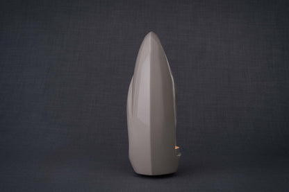 Pulvis Art Urns Adult Size Urn Eternity Handmade Cremation Urn for Ashes - Large | Transparent | Ceramic