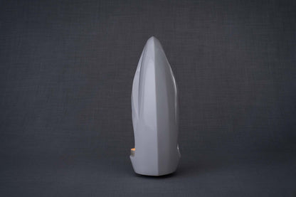 Pulvis Art Urns Adult Size Urn Eternity Handmade Cremation Urn for Ashes - Large | White | Ceramic