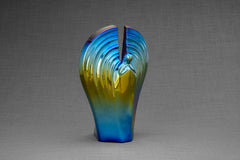 Exclusive Cremation Urn for Ashes "Guardian" - Large | Shiny Yellow