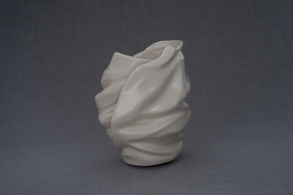 Light Handmade Cremation Urn for Ashes, size Large/Adult, color Transparent-Pulvis Art Urns