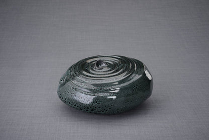 Resonance Handmade Cremation Urn for Ashes, size Adult/Large, color Black Melange-Pulvis Art Urns