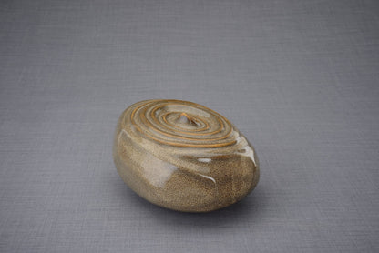 Resonance Handmade Cremation Urn for Ashes, size Adult/Large, color Brown Melange-Pulvis Art Urns