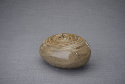 Resonance Handmade Cremation Urn for Ashes, size Adult/Large, color Brown Melange-Pulvis Art Urns