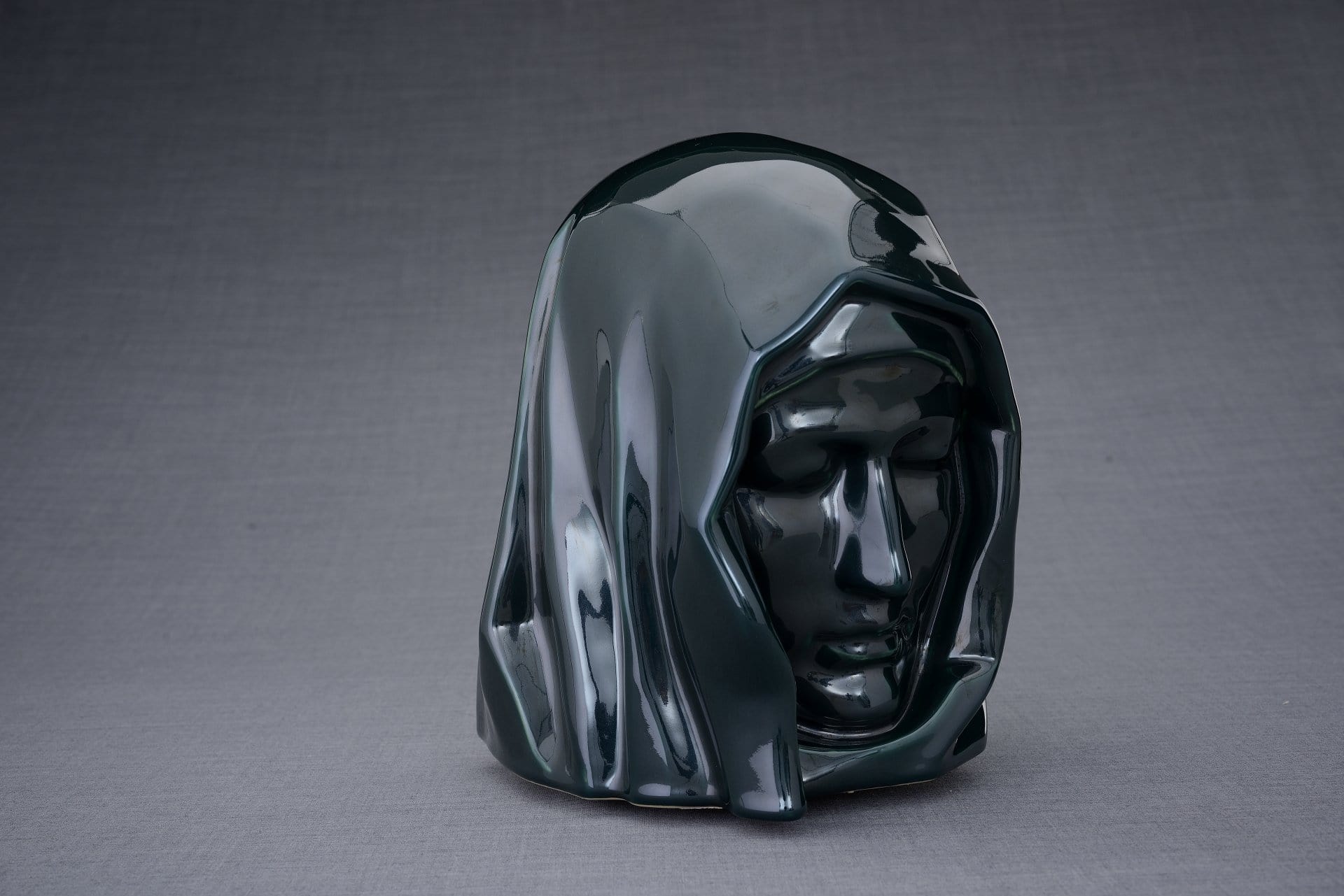 The Holy Mother Handmade Cremation Urn for Ashes, size Large/Adult, color Oxide Green-Pulvis Art Urns